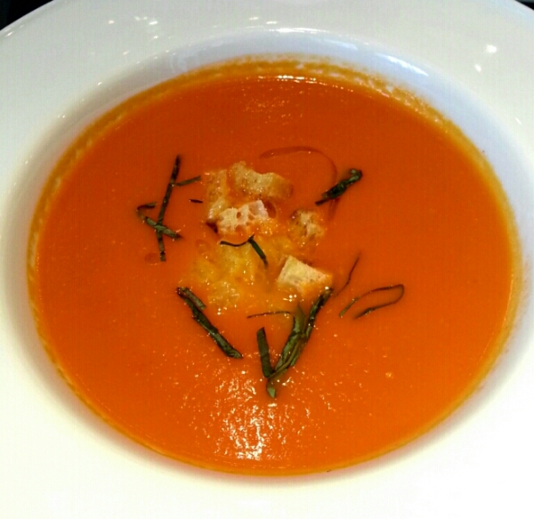 Tomato orange soup
