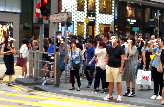 香港8月下旬の香港人の服装